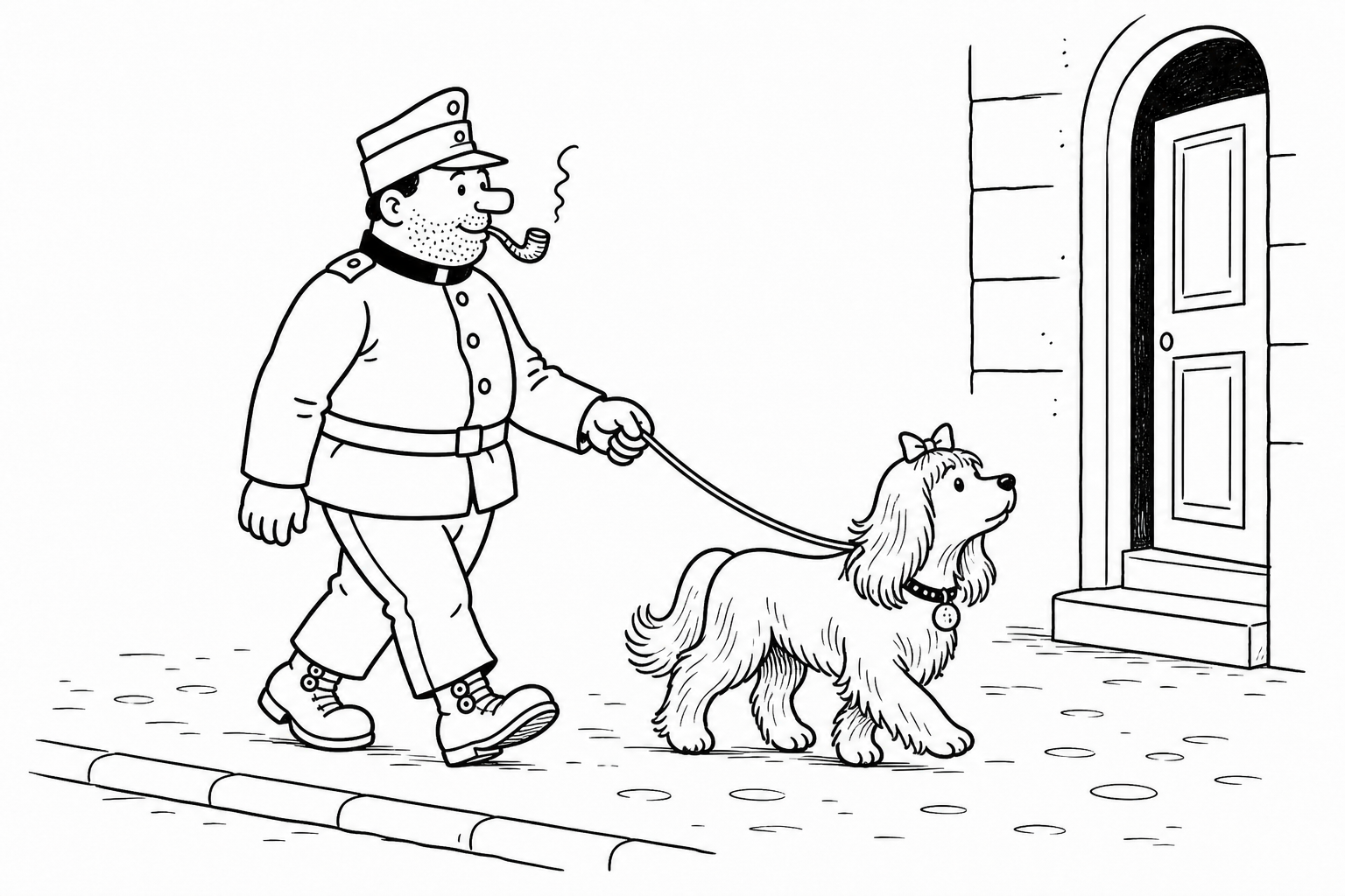 Ilustrace ke kapitole Švejk jde zaopatřovat